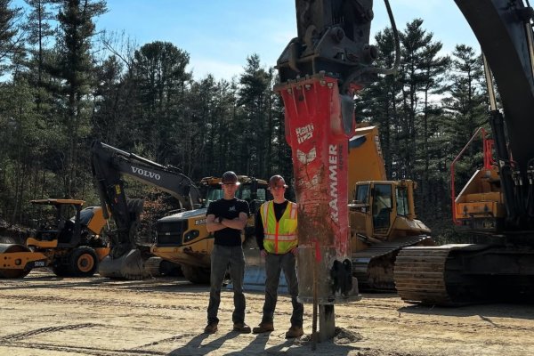 Excavation and site work by Collins & Sons Excavating in Western MA