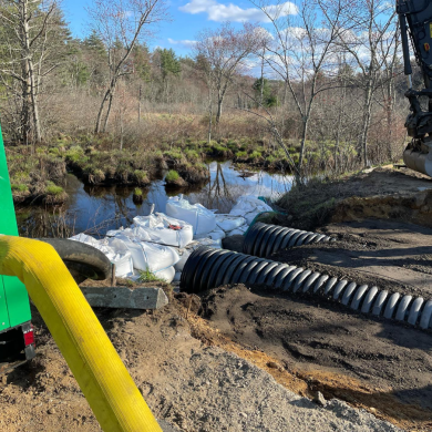 Excavation and site work by Collins & Sons Excavating in Western MA